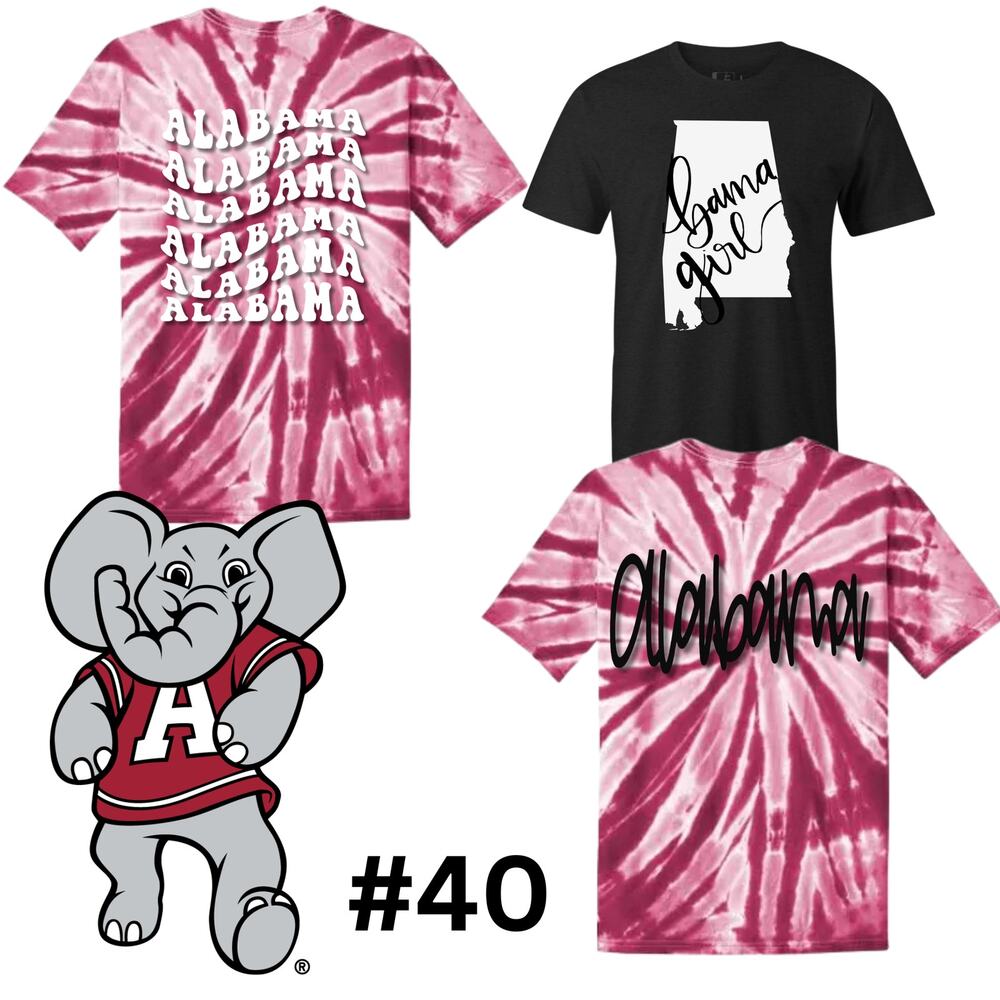 University of Alabama Themed Screen Print  Bundle x14